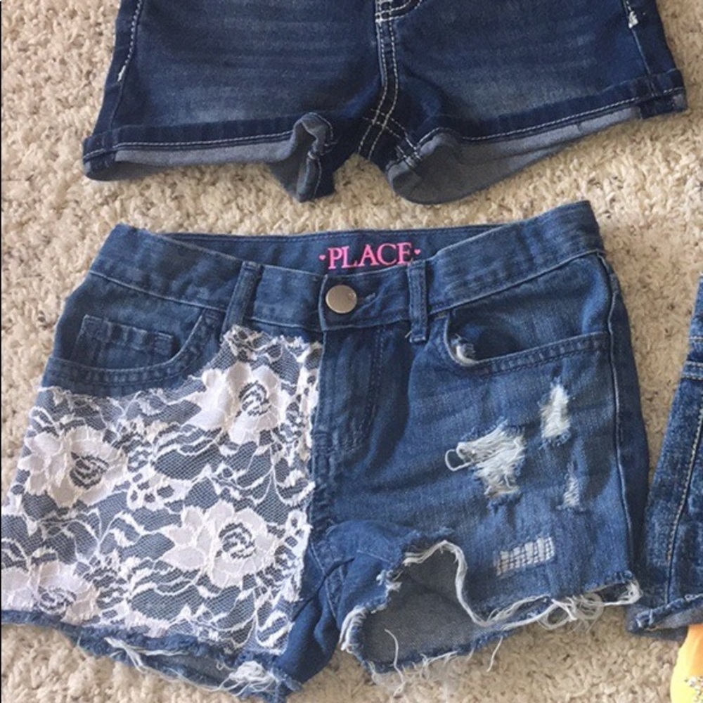 Girls bundle of jean shorts size 6 - Picture 2 of 5